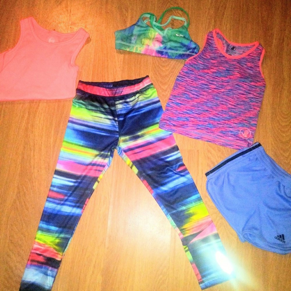 6x girls active wear